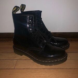 Dr. Martens Black Leather Boots